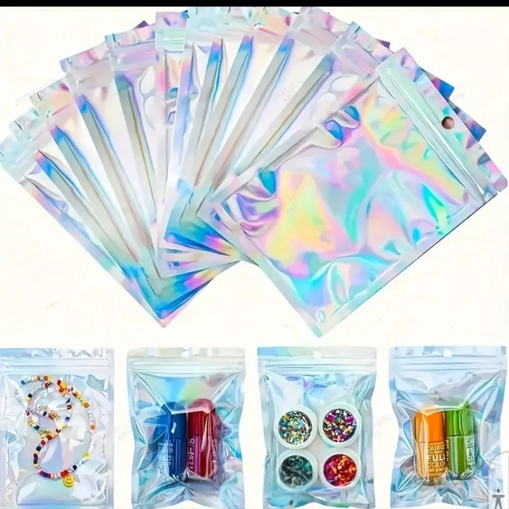 20ct. 4x6 Holographic Durable Gift Bags/Ziplock Storage Bags ✨️PRICE FIRM✨️